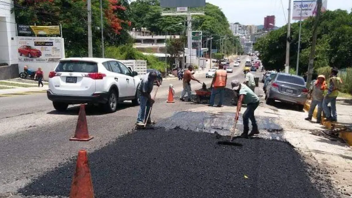 bacheo acapulco calles guerrero